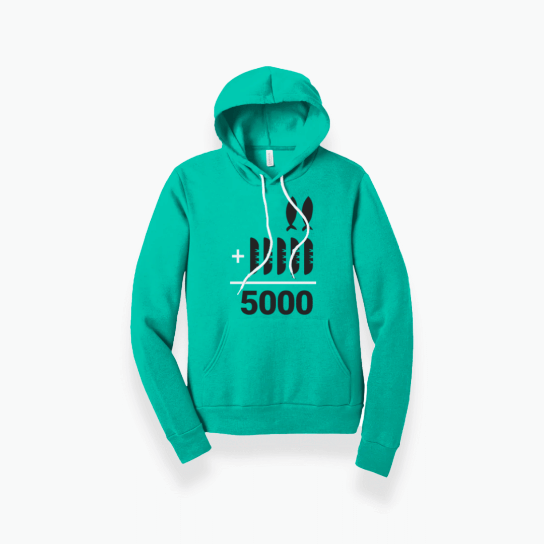 2+5=5000 Hoodie - Teal