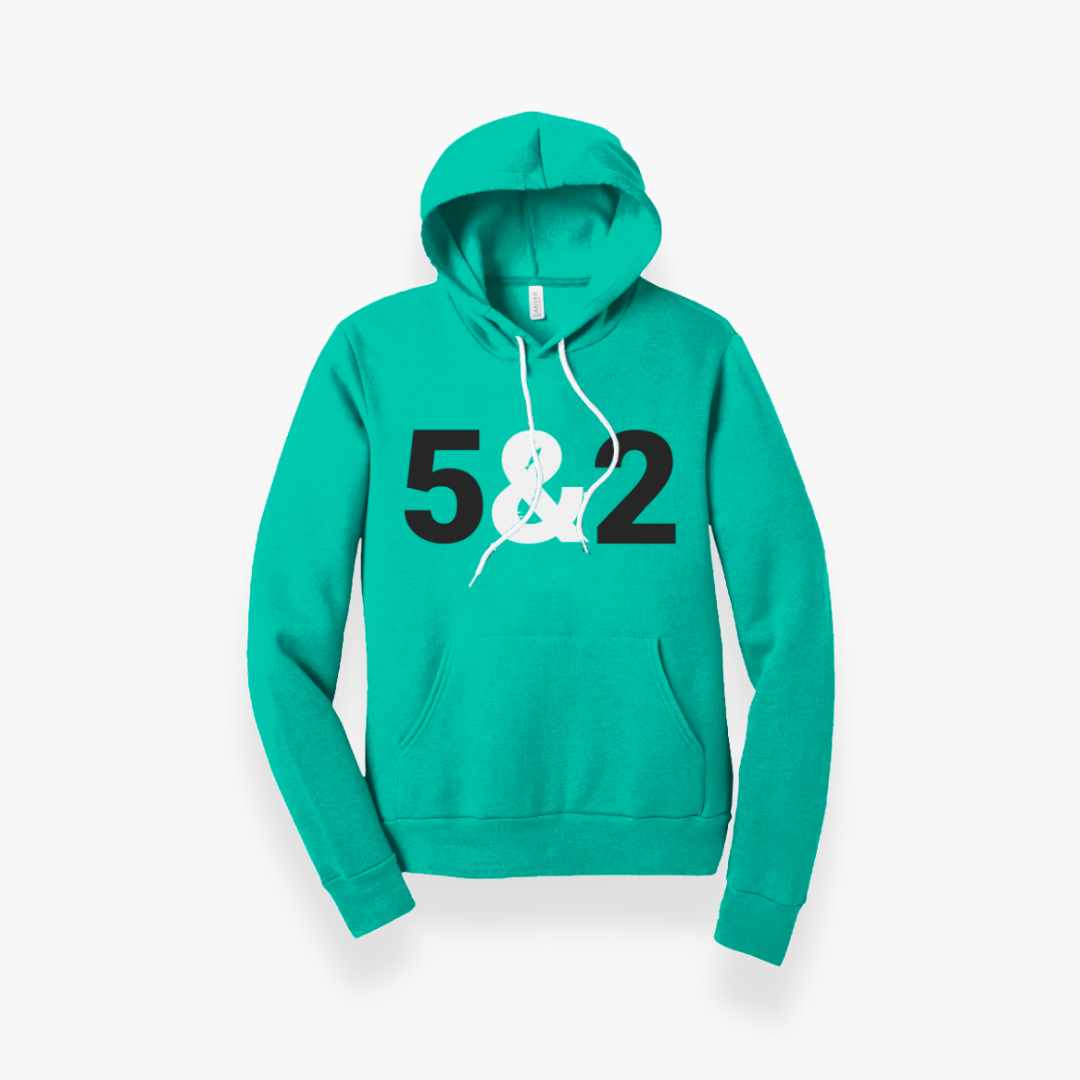 5&2 Hoodie - Teal