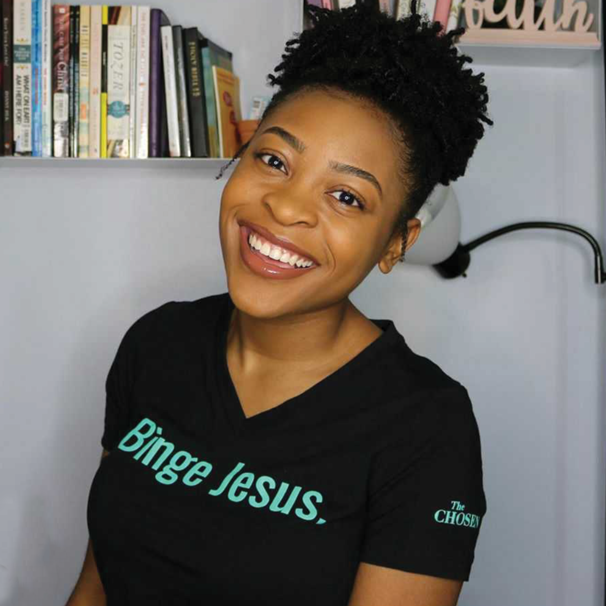 T-shirt Jésus en colère noir