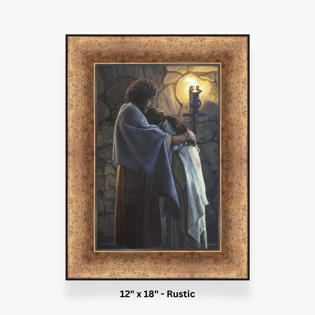 You Are Mine Framed Art 12x18 Rustic