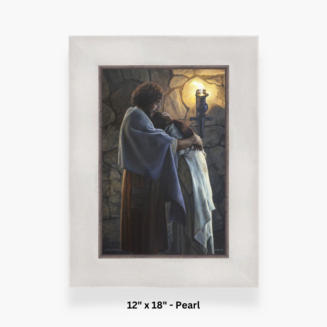 You Are Mine Framed Art 12x18 Pearl