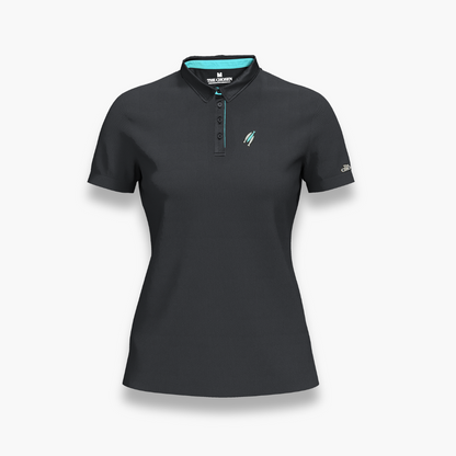 The Chosen Black + Teal Polos