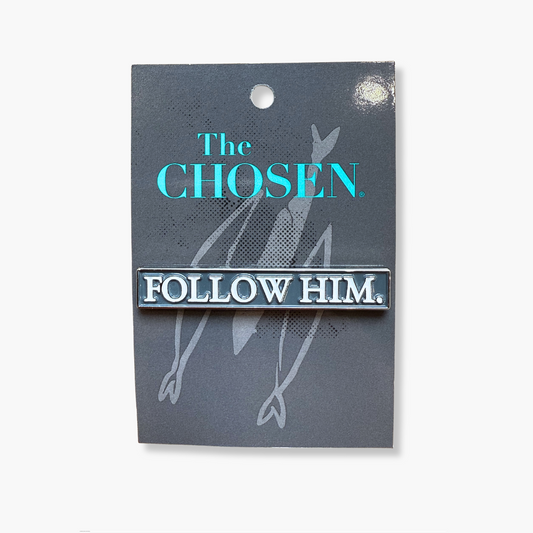 Follow Him Trading Pin