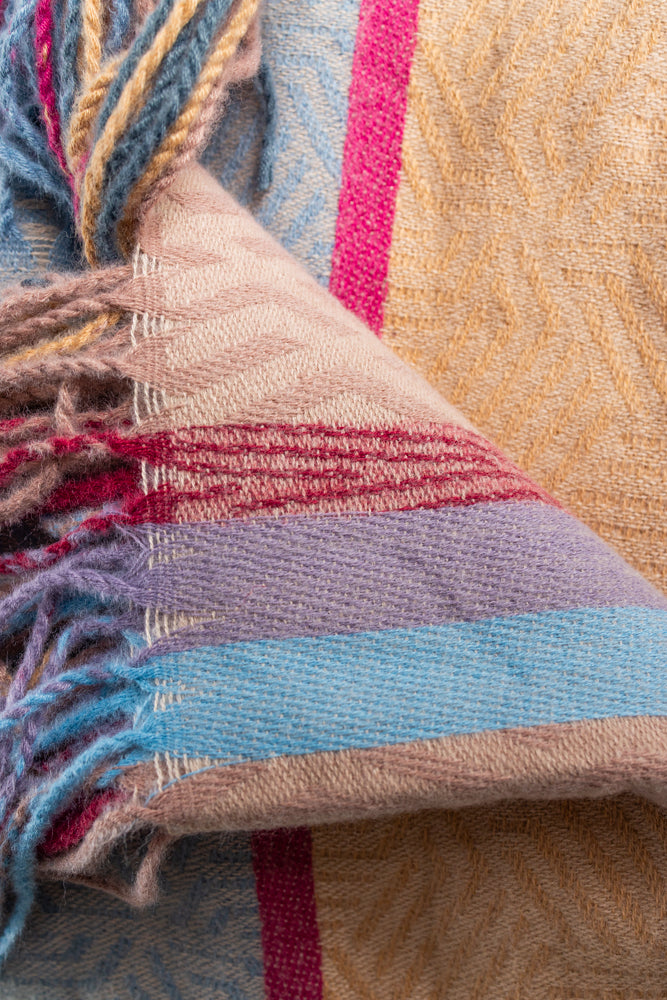 La couverture multicolore choisie