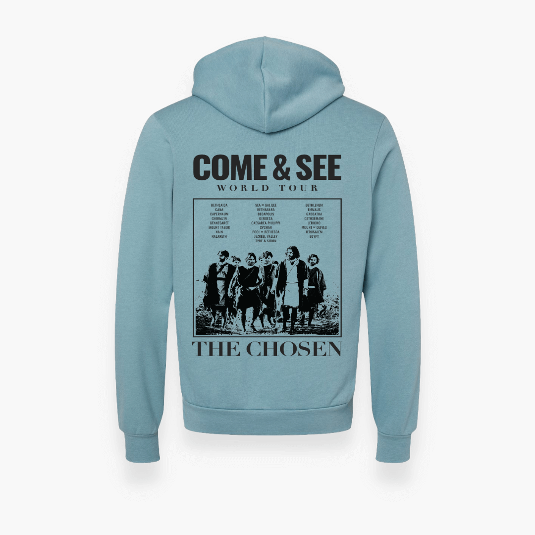 Unfiltered: "Come & See World Tour" Hoodie - Stonewash Denim - 7 oz