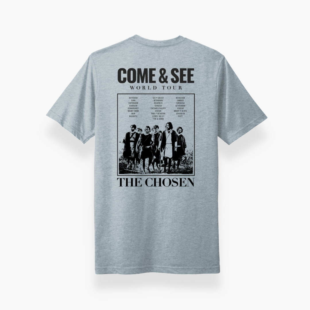 Unfiltered: "Come & See World Tour" T-Shirt - Adult Back